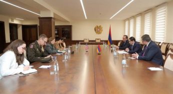 Сурен Папикян представил послу США в Армении ситуацию на армяно-азербайджанской границе и в Нагорном Карабахе