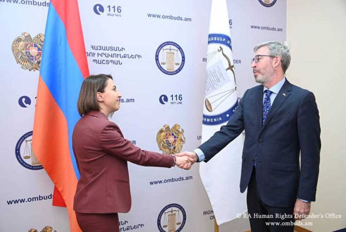 Омбудсмен Армении приняла Чрезвычайного и Полномочного посла Королевства Швеция