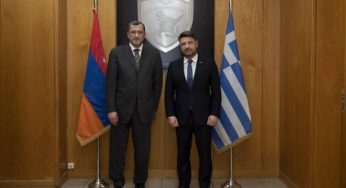 Делегация во главе с заместителем министра обороны Армении с официальным визитом посетила Грецию