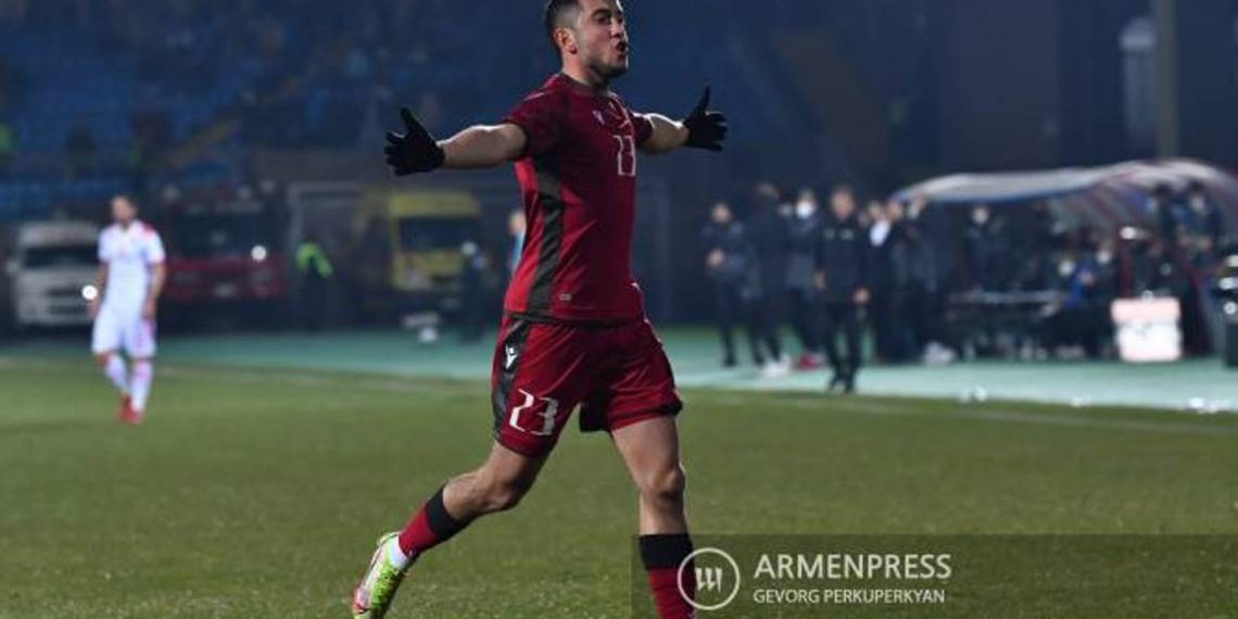 Сборная Армении по футболу одержала победу над сборной Черногории