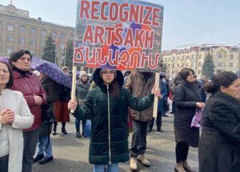 Призыв Степанакерта —предотвратить агрессию Азербайджана и деарменизацию Арцаха. Мирная акция