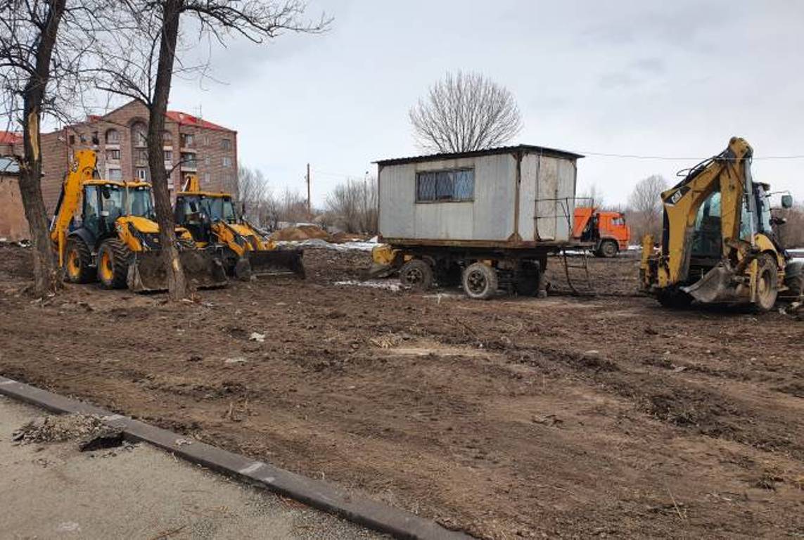 Возобновлено строительство парка Дружбы в Гюмри: парк планируется сдать в эксплуатацию в следующем году