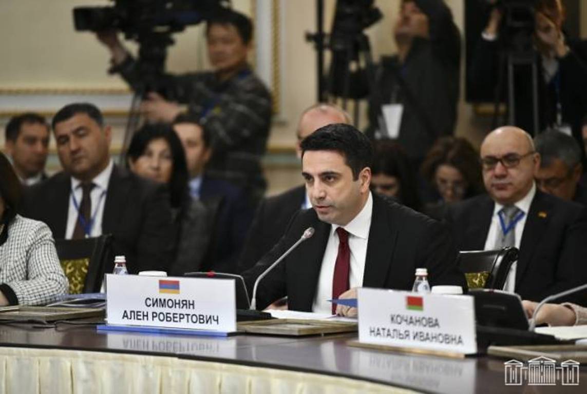 Мы готовы к диалогу: Ален Симонян представил делегатам Ассамблеи СНГ провокации Азербайджана