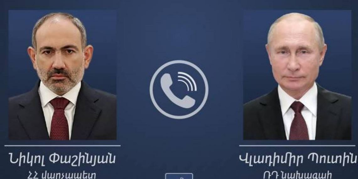 Главы Армении и РФ договорились принять меры по нормализации ситуации, сложившейся вследствие действий Баку