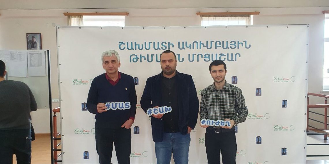 Команда «Журналисты Армении» приняла участие в первом этапе клубного чемпионата страны