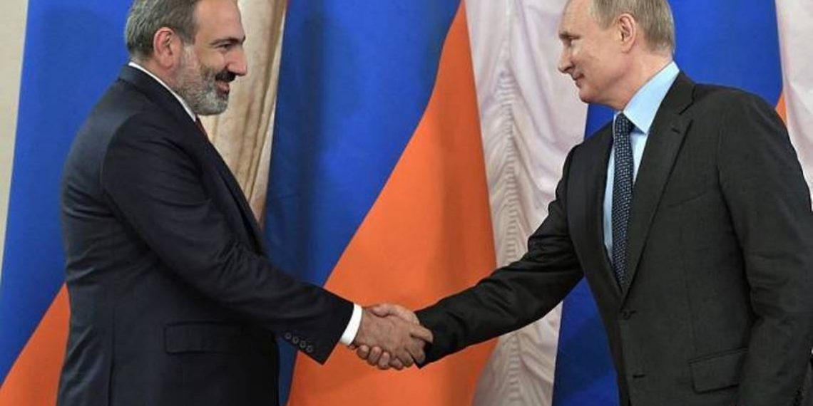 Никол Пашинян направил поздравительное послание президенту РФ по случаю 30-летия установления дипломатических отношений