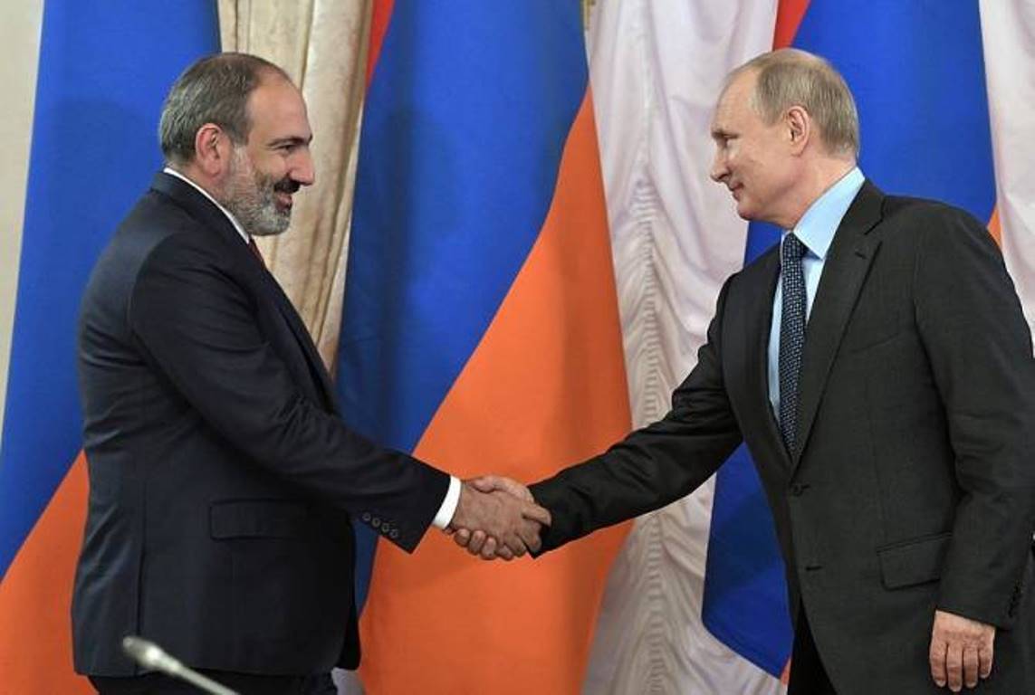 Никол Пашинян направил поздравительное послание президенту РФ по случаю 30-летия установления дипломатических отношений