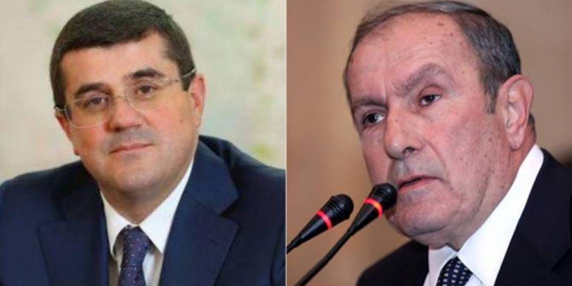 Левон Тер-Петросян встретился с президентом Арцаха Араиком Арутюняном