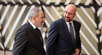 Премьер-министр Пашинян провел встречу с председателем Европейского совета Шарлем Мишелем