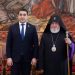 Католикос Всех Армян принял председателя Парламента Грузии