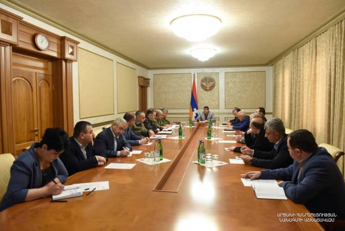 Президент Арцаха провел заседание Совета безопасности<a></a>