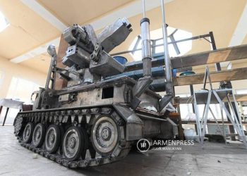 Боевая машина армянского производства может заменить солдата на поле боя