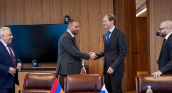 Керобян и Мантуров обсудили восстановление объемов торгового объема между Арменией и Россией