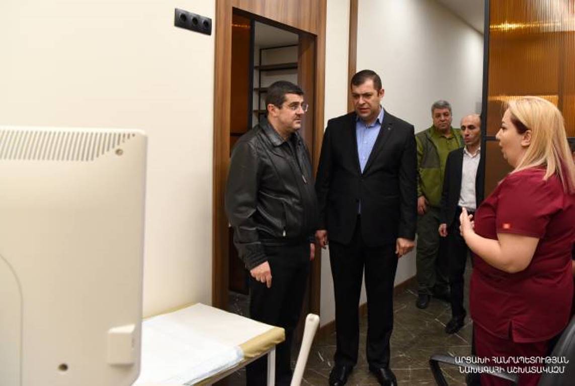 Президент Арцаха посетил недавно открытый частный Медицинский центр «ЛилМед»