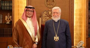 Католикос Великого дома Киликийского Арам Первый принял посла Саудовской Аравии в Ливане