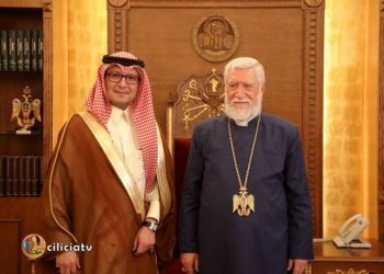 Католикос Великого дома Киликийского Арам Первый принял посла Саудовской Аравии в Ливане