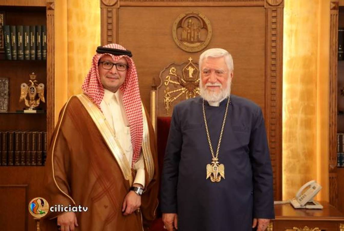 Католикос Великого дома Киликийского Арам Первый принял посла Саудовской Аравии в Ливане