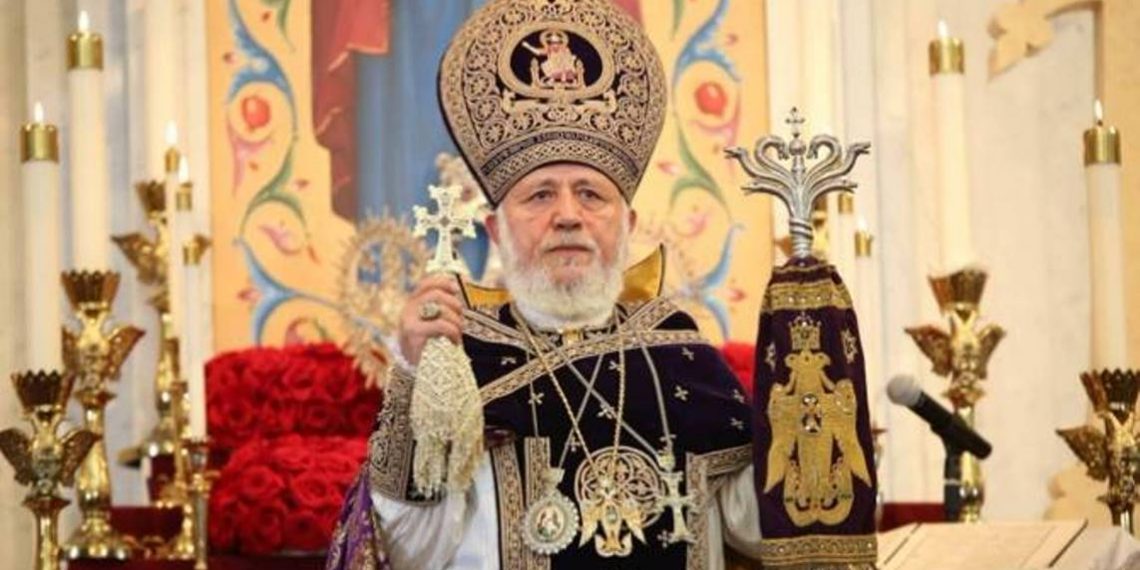 Господь дает человечеству заветы мира. Католикос Гарегин II  