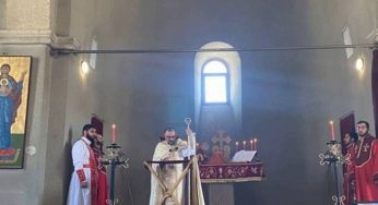 В монастыре Амарас была отслужена Божественная Пасхальная литургия