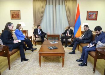 Мирзоян и Шофер обменялись мнениями о начале мирных переговоров между Арменией и Азербайджаном