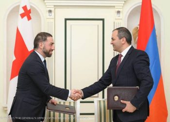 По приглашению Артура Давтяна Генеральный прокурор Грузии посетил Армению: подписан меморандум о сотрудничестве