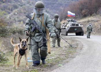 Российским миротворческим контингентом обезврежена артиллерийская позиция в районе села Чартар