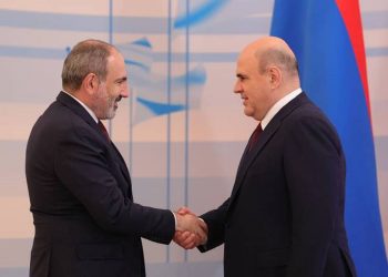 Никол Пашинян встретился с Михаилом Мишустиным