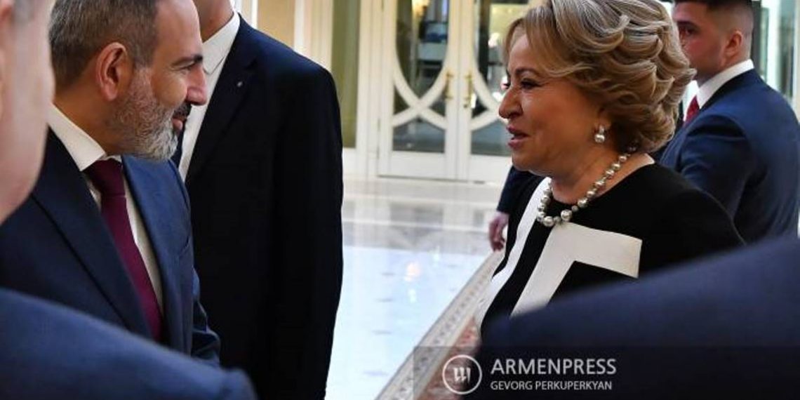 Россия и Армения эффективно развивают сотрудничество на межпарламентском уровне: Матвиенко