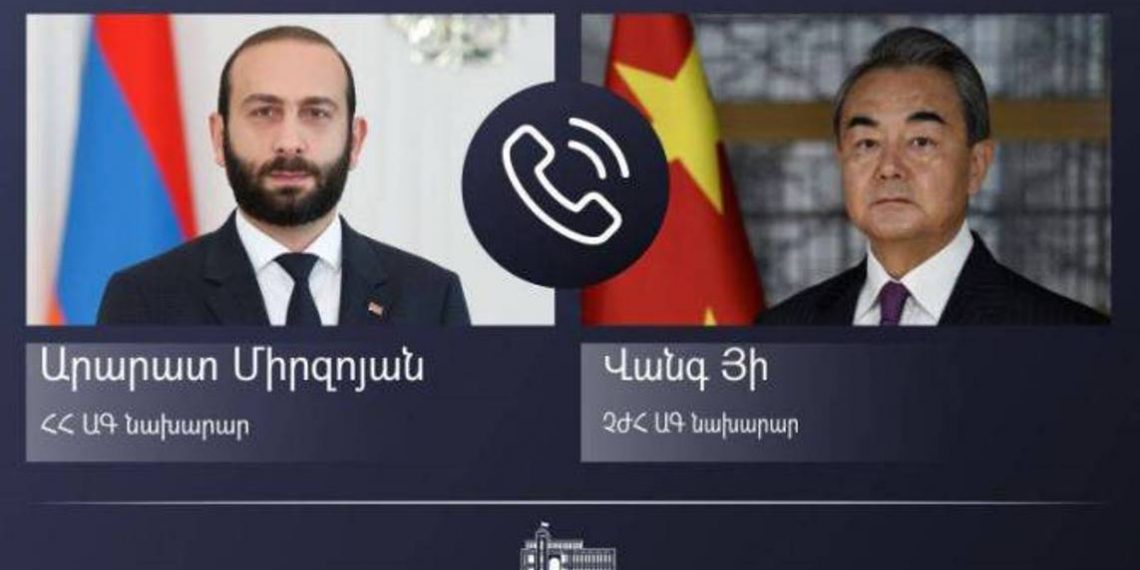 Министры иностранных дел Армении и Китая выразили готовность углубить армяно- китайские отношения