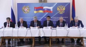 В Степанаване состоялось заседание Межпарламентской комиссии по сотрудничеству между НС Армении и ФС СФ РФ
