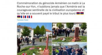 Во Франции прошли мероприятия, посвященные 107-й годовщине Геноцида армян