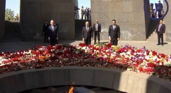 Высшее руководство Армении почтило память жертв Геноцида армян