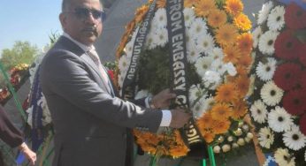 Посол Республики Индия в Армении почтил память жертв Геноцида армян