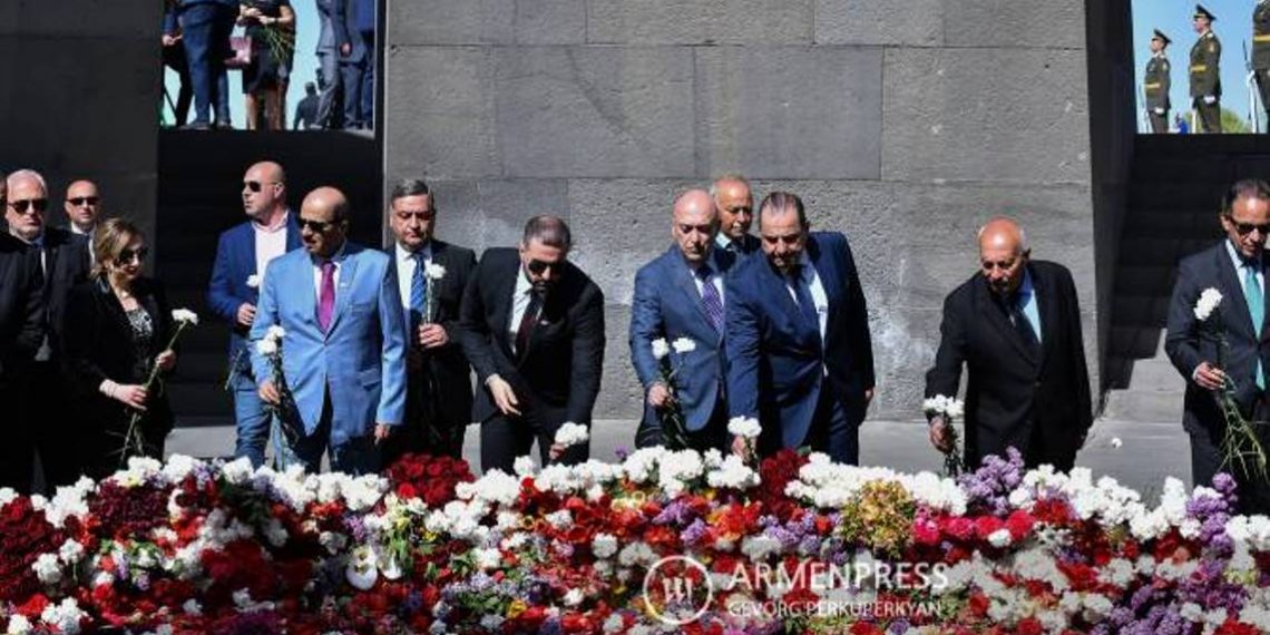 Желаем армянскому народу светлого будущего, а Республике Армения — мира: сирийские парламентарии посетили Цицернакаберд