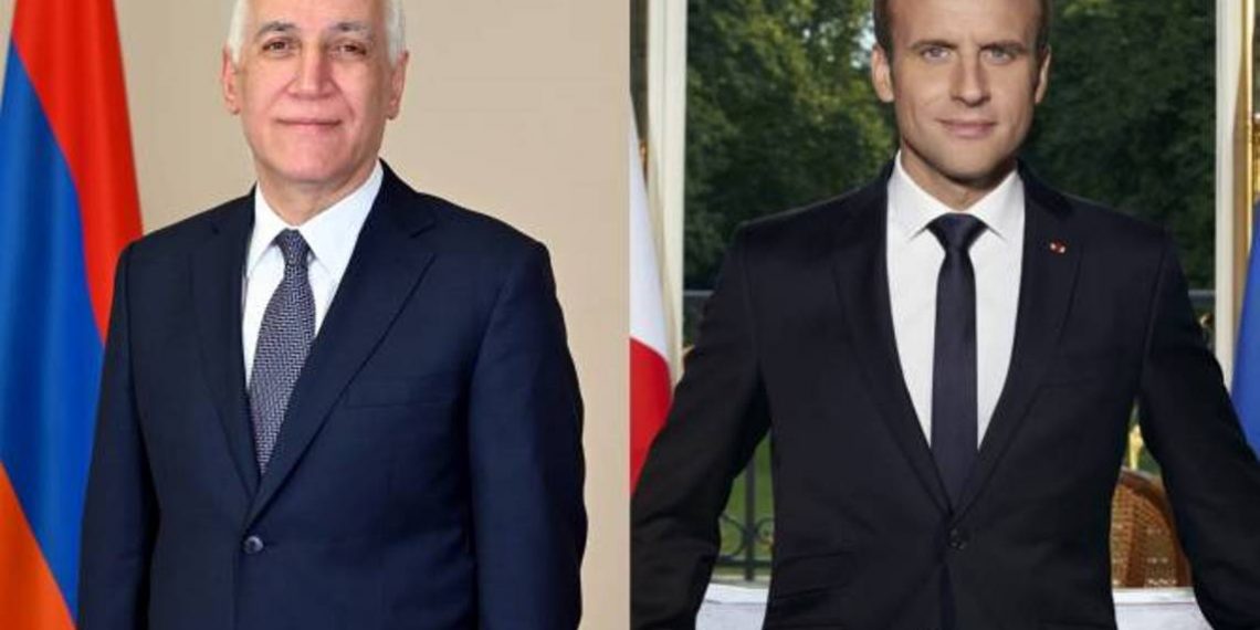 Президент Армении направил поздравительное послание Эммануэлю Макрону