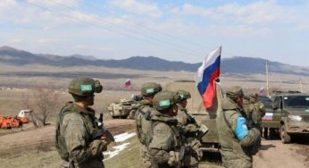 В зоне ответственности российского миротворческого контингента в Арцахе нарушений не зафиксировано: МО РФ