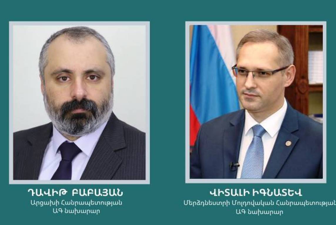 Главы МИД Арцаха и Приднестровья провели встречу в режиме видеосвязи