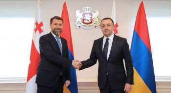 Министр юстиции Армении встретился с премьер-министром Грузии