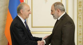 Никол Пашинян принял президента Союза армянских евангелистских церквей Евразии Рене Левоняна