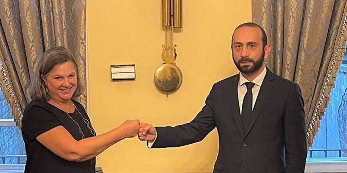 Арарат Мирзоян обсудил с Викторией Нуланд вопросы региональной безопасности и армянских военнопленных