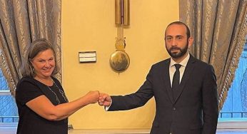 Арарат Мирзоян обсудил с Викторией Нуланд вопросы региональной безопасности и армянских военнопленных