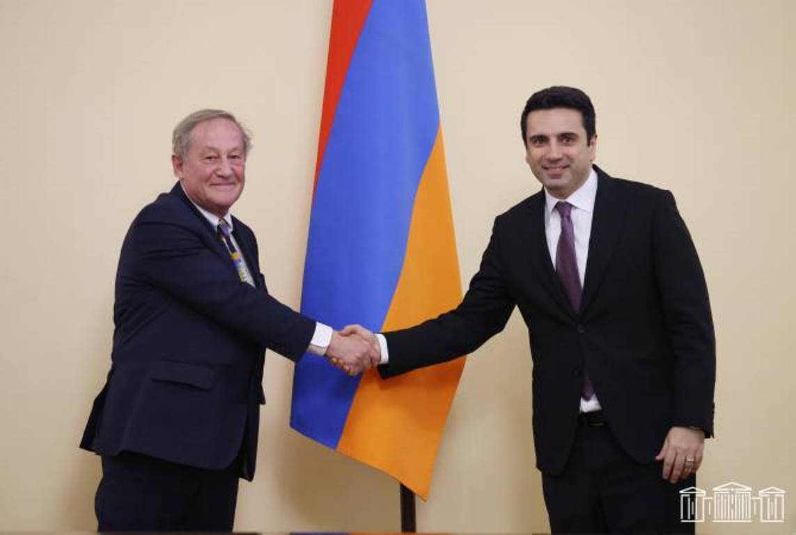 Ален Симонян принял делегацию группы дружбы Франция-Армения