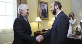 Арарат Мирзоян представил Митчу Макконнеллу ситуацию в Нагорном Карабахе