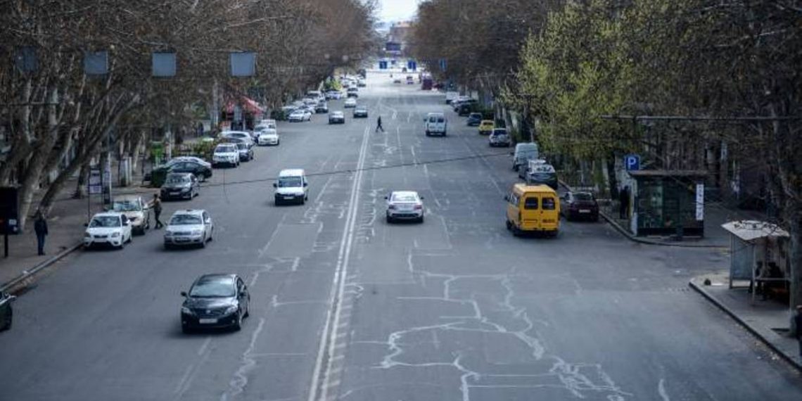 В Ереване на данный момент нет перекрытых улиц, перекрестков и транспортных узлов: Полиция Армении