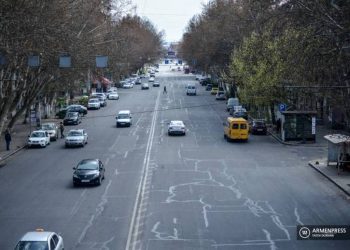 В Ереване на данный момент нет перекрытых улиц, перекрестков и транспортных узлов: Полиция Армении