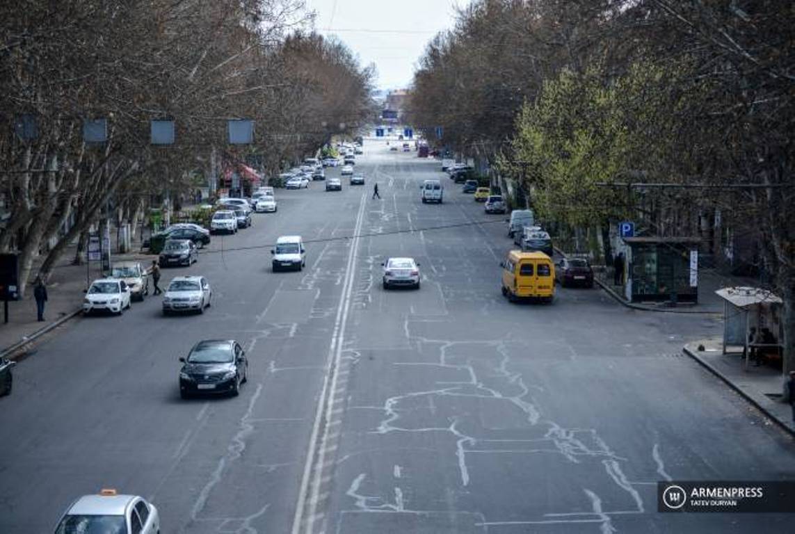 В Ереване на данный момент нет перекрытых улиц, перекрестков и транспортных узлов: Полиция Армении