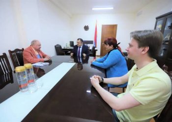 Карен Гилоян принял легендарного тренера по фигурному катанию Алексея Мишина