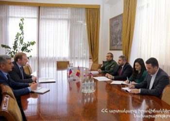 Министр по ЧС Армении принял генерального директора ЗАО «Южно-Кавказская железная дорога» Алексея Мельникова