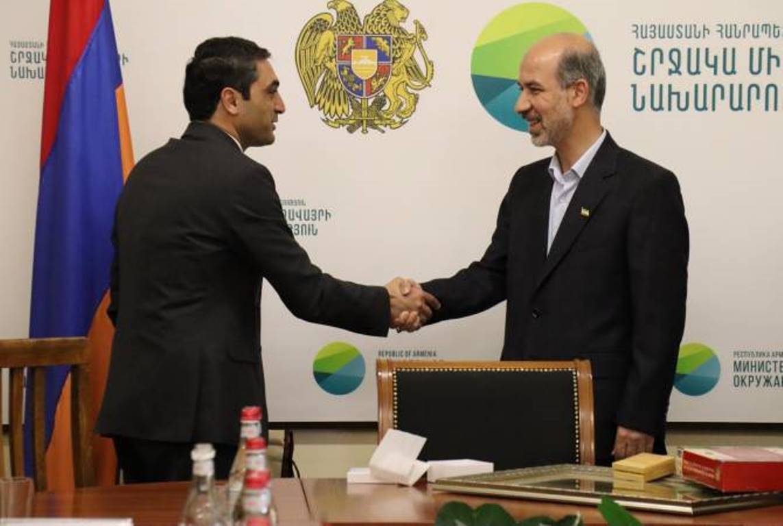 Министр окружающей среды Армении обсудил с министром энергетики Ирана перспективы расширения сотрудничества