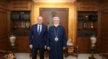Католикос Великого Дома Киликийского Арам I принял послов Армении и России в Ливане